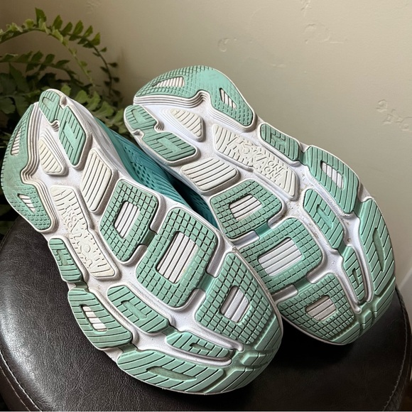 Hoka One One Bondi 7 Aquarelle Running Shoe Women’s Sneaker Size 11 - Picture 9 of 10